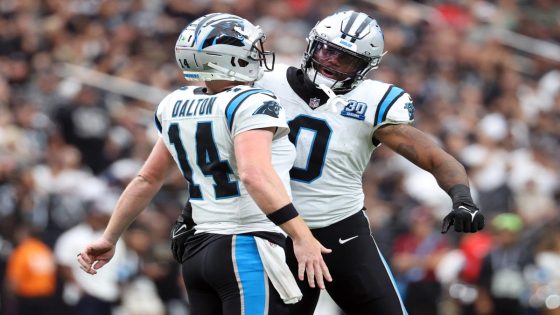 Panthers offense comes alive in blowout of Raiders with Andy Dalton in place of Bryce Young – MASHAHER