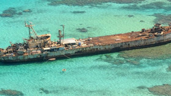 US ally says it expects America to intervene if China tries to take a rusting World War II warship in the South China Sea – MASHAHER