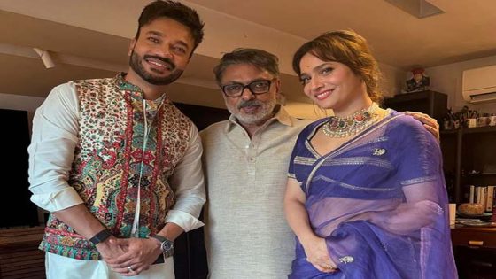 Ankita Lokhande pens heartfelt note as she poses with Sanjay Leela Bhansali, sparking speculation of a new project : Bollywood News – MASHAHER