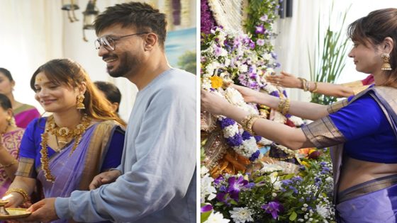 Ankita Lokhande shares glimpses of Gauri pooja during Ganpati Festival with husband Vicky Jain : Bollywood News – MASHAHER