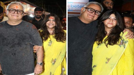 Ektaa R Kapoor and Hansal Mehta seek blessings at Lalbaugcha Raja ahead of The Buckingham Murders release : Bollywood News – MASHAHER