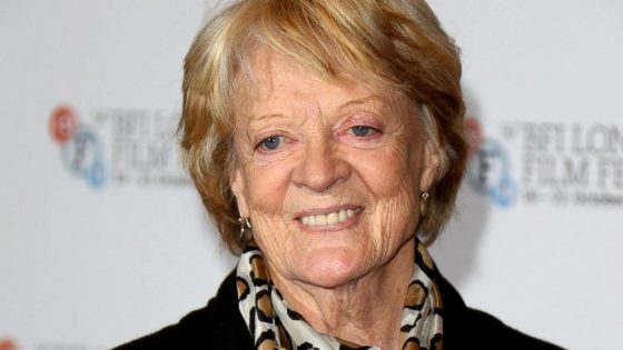 Dame Maggie Smith, venerable British actress, dies at 89 – MASHAHER