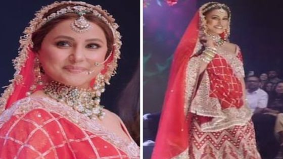 Hina Khan shines in stunning bridal outfit while battling stage 3 breast cancer: An inspiring journey of strength 3 : Bollywood News – MASHAHER