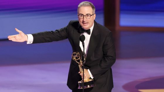 John Oliver Played Off at Emmys While Honoring Dead Dog – MASHAHER