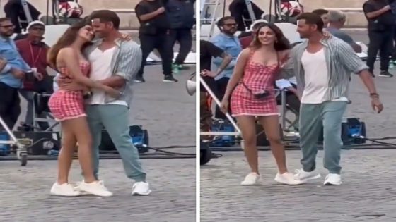 LEAKED: Hrithik Roshan and Kiara Advani romance on the streets of Italy in new glimpse from War 2, watch 2 : Bollywood News – MASHAHER