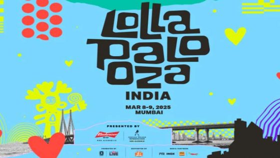 Lollapalooza India 2025 dates announced; 2-day festival set to take place on March 8-9 : Bollywood News – MASHAHER