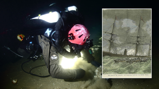 1856 shipwreck Le Lyonnais discovered off Massachusetts coast, stunning divers – MASHAHER