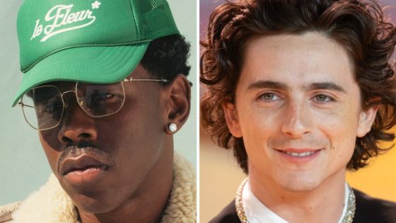 Tyler the Creator Joins Timothee Chalamet Movie ‘Marty Supreme’ From A24 – MASHAHER