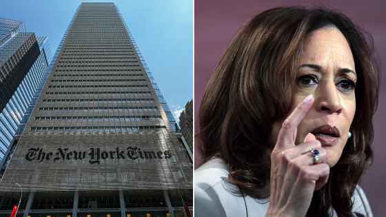 NY Times endorses Kamala Harris, chooses Democrat in 17th straight presidential election – MASHAHER