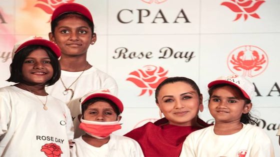 Rani Mukerji celebrates World Rose Day with cancer-affected children : “I am overwhelmed and humbled” : Bollywood News – MASHAHER