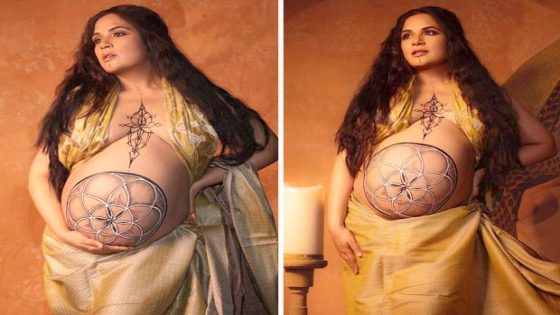 Richa Chadha unveils unseen maternity photoshoot pictures on Daughter’s Day: “We will see these pictures together one day” : Bollywood News – MASHAHER