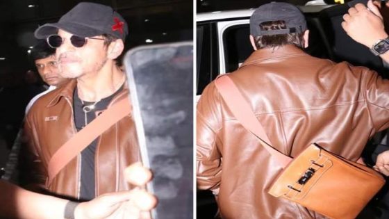 Shah Rukh Khan flaunts Hermes backpack worth Rs 10 lakhs at Mumbai airport, watch 10 : Bollywood News – MASHAHER