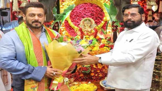 Salman Khan joins Ganesh Chaturthi 2024 celebrations at Maharashtra CM Eknath Shinde’s residence, see pics 2024 : Bollywood News – MASHAHER