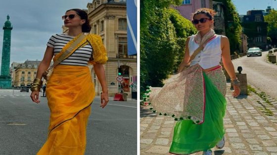 Saree, not sorry: Taapsee Pannu’s take on Indo-Western fashion and how to style it differently! : Bollywood News – MASHAHER