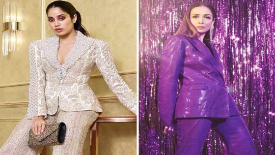 Sequins in power: Mandira Bedi, Kalki Koechlin, Janhvi Kapoor, and Malaika Arora turn heads in sequinned Blazers : Bollywood News – MASHAHER