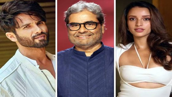 Shahid Kapoor confirmed to reunite with Vishal Bhardwaj for action entertainer; Triptii Dimri joins as female lead : Bollywood News – MASHAHER