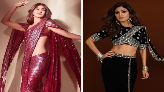 Shilpa Shetty’s 5 fashion forward saree looks that stunned us all 5 : Bollywood News – MASHAHER