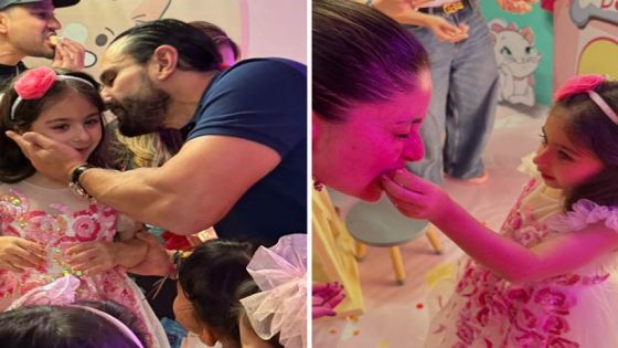 Soha Ali Khan-Kunal Kemmu’s daughter Inaaya turns 7; Kareena Kapoor Khan, Saif Ali Khan, Taimur, Jeh have fun at the birthday bash, see inside pics 7 : Bollywood News – MASHAHER