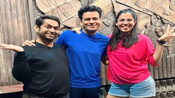 The Family Man Season 3: Manoj Bajpayee and Sharib Hashmi pose with Shreya Dhanwanthary as they kick start shoot in Nagaland 3 : Bollywood News – MASHAHER