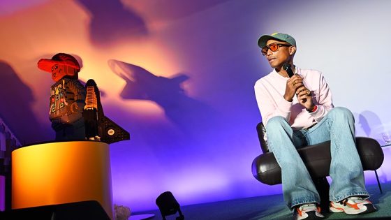 Pharrell Williams Talks New Lego Set and ‘Piece by Piece’ in Paris – MASHAHER