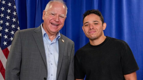 Tim Walz and Anthony Ramos Talk Teachers and Hamilton – MASHAHER