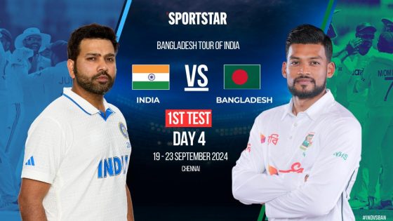 India vs Bangladesh LIVE, 1st Test Day 4: BAN 158/4 at stumps; Ashwin picks three; Target 515 – MASHAHER