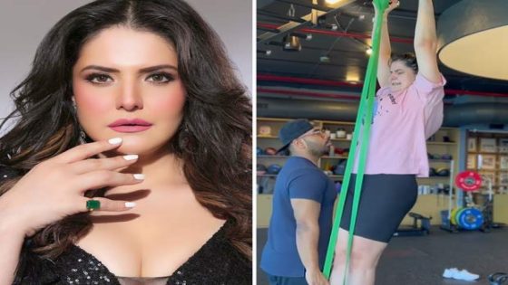 Zareen Khan’s impressive pull-up workout inspires fans to hit the gym : Bollywood News – MASHAHER