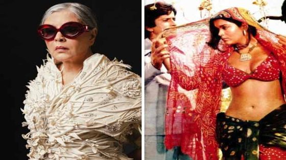 Zeenat Aman pays tribute to late designer Bhanu Athaiya’s craftsmanship in Satyam Shivam Sundaram; calls it “Sensual and comfortable” : Bollywood News – MASHAHER