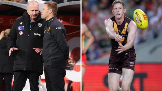 Sam Mitchell on Ken Hinkley, taunt to Jack Ginnivan, Sam Frost future, trade rumours, whispers, Hawthorn Hawks, latest news – MASHAHER