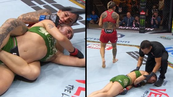 UFC 306 video: Ketlen Souza chokes Yazmin Jauregui out cold in Round 1 – MASHAHER