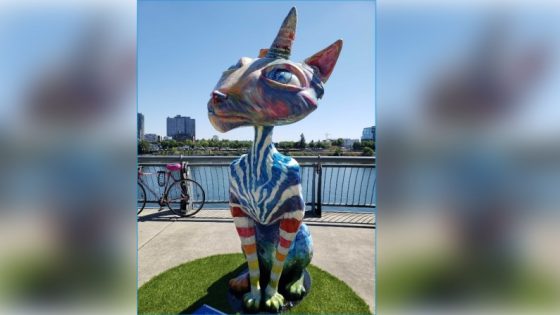 ‘Coraline’ cat statue found after being taken from Portland waterfront – MASHAHER