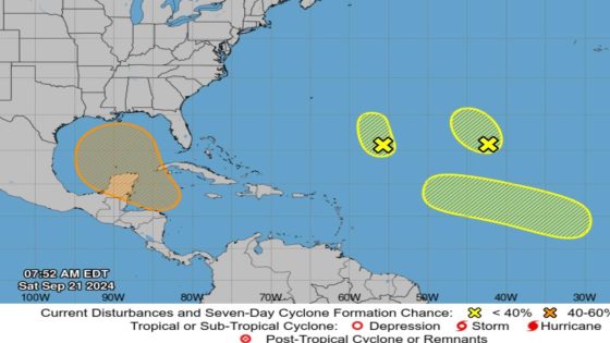 Tropical disturbance in Gulf of Mexico has 60% chance of formation by early next week – MASHAHER