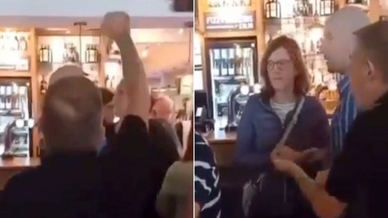 Raging campaigners heckle Labour MP inside pub amid anger over migrant flats – MASHAHER