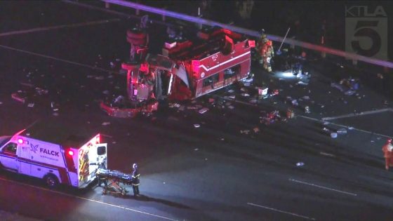 8 firefighters injured in rollover crash on Orange County freeway – MASHAHER