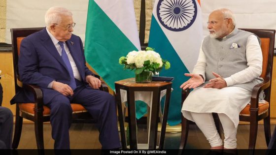 PM Modi Meets Palestinian President Mahmoud Abbas, Expresses “Deep Concern” Over Gaza – MASHAHER