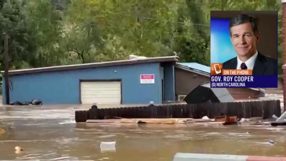 North Carolina governor describes 'catastrophic' damage from Hurricane Helene – MASHAHER