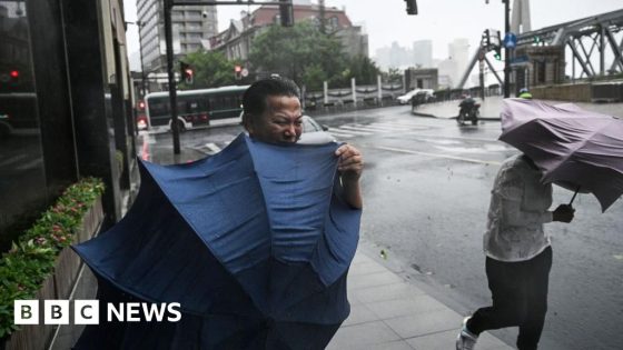 Shanghai hit by strongest typhoon in 75 years – MASHAHER