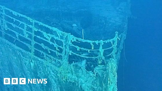 Video shows Titanic missing large section of railing – MASHAHER