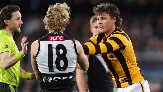 Jack Ginnivan admits he needs to grow up, James Sicily comment to Ken Hinkley revealed, Hawthorn torn to shreds over ‘sore loser’ antics against Port Adelaide, what did he say, reactions, latest news – MASHAHER