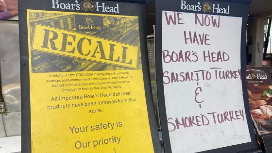 Boar’s Head faces multiple lawsuits after its deli meat is linked to deadly listeria outbreak – MASHAHER