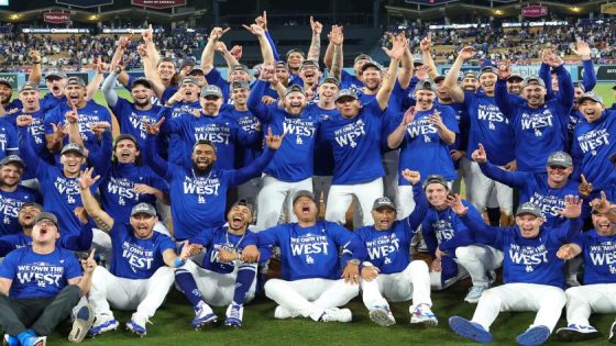 Dodgers defeat Padres to clinch their 11th NL West crown in 12 seasons – MASHAHER