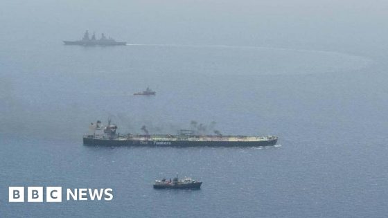 Burning oil tanker towed to safety to avert Red Sea spill – MASHAHER