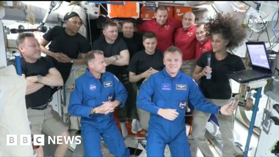 ISS welcomes crew of docked SpaceX capsule – MASHAHER