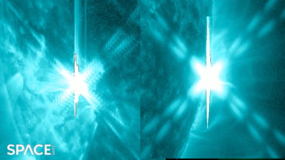 Double X Flare As Spacecraft Spots Sun Blasting A Pair Of Major Eruptions – MASHAHER