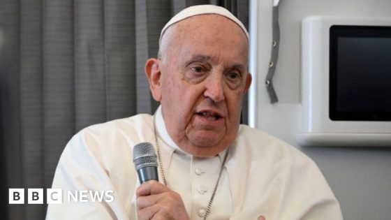 Pope Francis urges Catholics to pick ‘lesser evil’ between Trump and Harris – MASHAHER