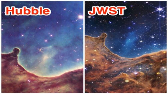 Side-by-side images from the James Webb and Hubble space telescopes show why NASA spent 25 years and $10 billion on the Webb – MASHAHER