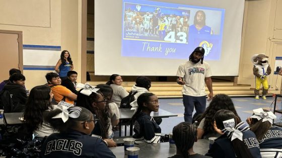 John Johnson III shows Rams, school children what it means to have GAME – MASHAHER