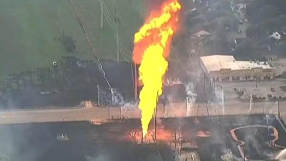 Texas natural gas pipeline explodes into flames – MASHAHER