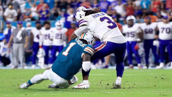 Tua Tagovailoa suffers another concussion from hard hit in 31-10 loss to Bills – MASHAHER