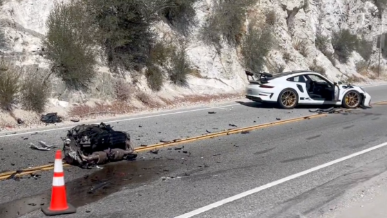 Porsche 911 Crashes Into Porsche 911 on Angeles Crest, Engine Torn Free – MASHAHER